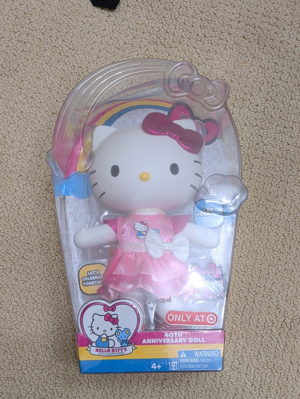 New Hello Kitty Pink Dress 40th Anniversary Collector Doll